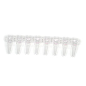 美国伯乐BIORAD 0.2ml高位8联薄壁PCR管，无盖，透明，120条/PK